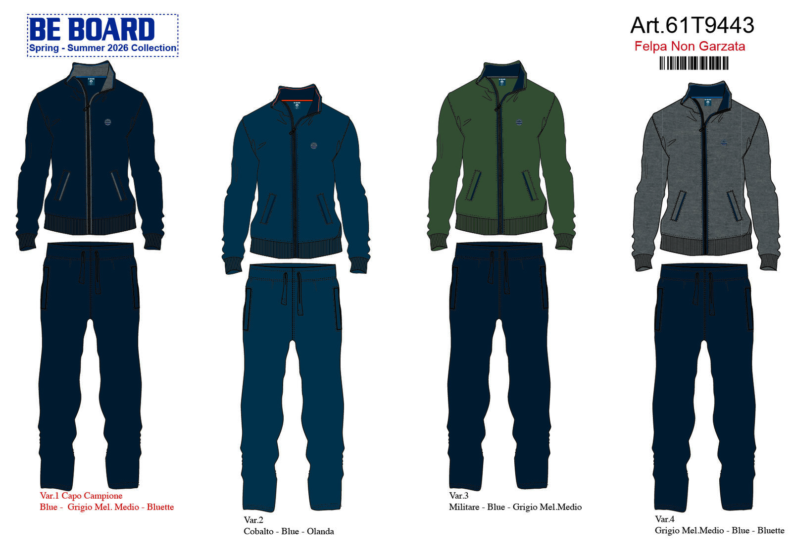 TUTA UOMO 61T9443 Tellini S.R.L. Veleprodajna odjeća